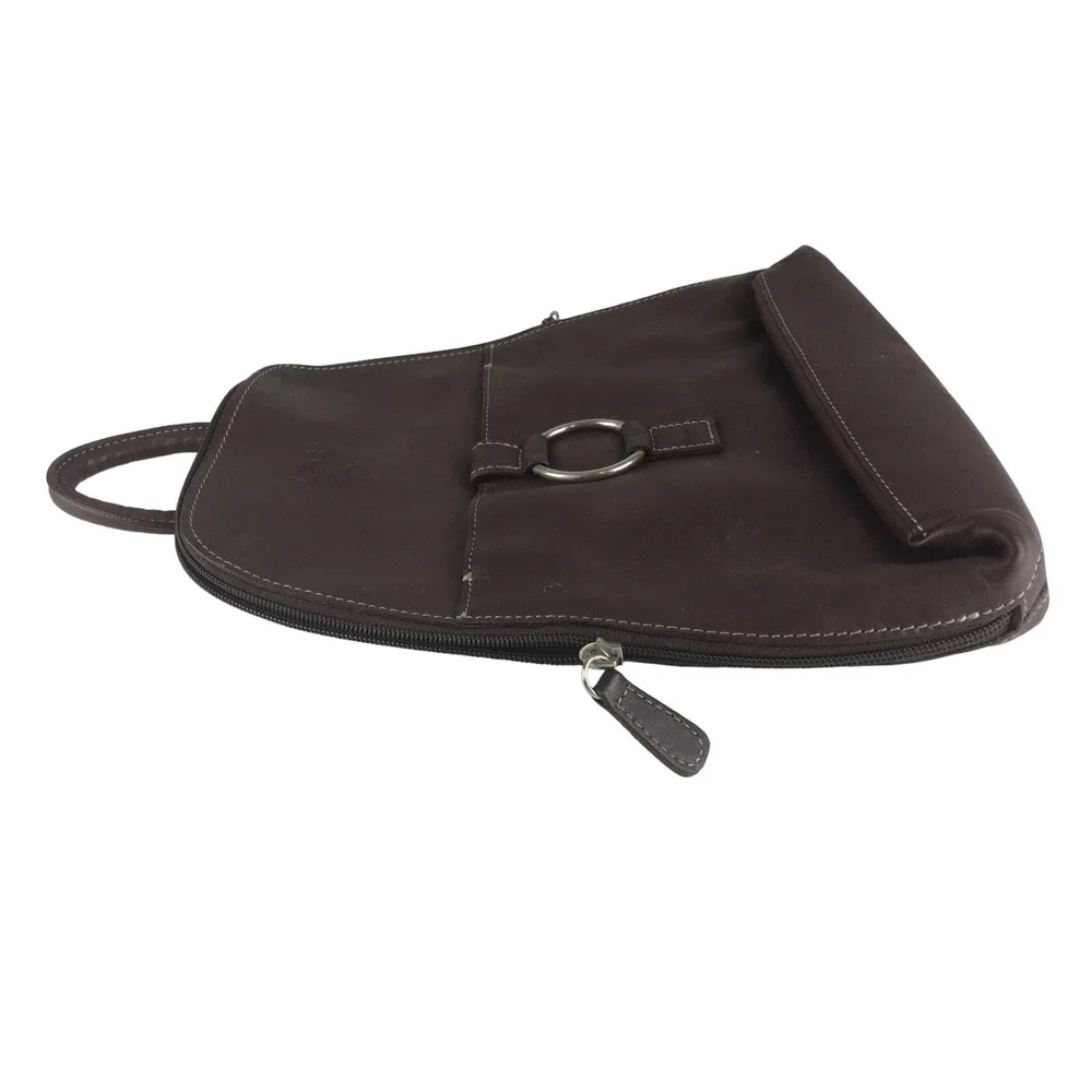 Wilsons Leather Pelle Studio Backpack Womens‎ Brown Inner Pocket Size Medium